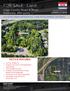 FOR SALE : Land County Road B West, Roseville, MN FACTS & FEATURES 5.03 ACRE URBAN RESIDENTIAL LAND DEVELOPMENT OFFERING