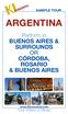 SAMPLE TOUR ARGENTINA. Perform in BUENOS AIRES & SURROUNDS OR CÓRDOBA, ROSARIO & BUENOS AIRES.  Your World of Music