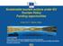 Sustainable tourism actions under EU Tourism Policy Funding opportunities