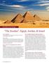 The Exodus : Egypt, Jordan, & Israel