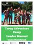 Troop Adventure Camp Leader Manual