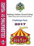 Baiting Hollow Scout Camp. Suffolk County Council, Boy Scouts of America. Challenge Pack