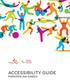 ACCESSIBILITY GUIDE PARAPAN AM GAMES