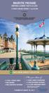 Plus your choice of: 10 FREE SHORE EXCURSIONS MAJESTIC PASSAGE MONTRÉAL TO LONDON MAY 8 23, NIGHTS ABOARD MARINA FROM $3,999
