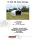 10 X 20 X 8 Dome Canopy