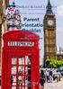 Parent Orientation Booklet. A guide to moving to London