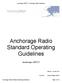 Anchorage Radio Standard Operating Guidelines
