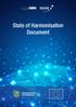 State of Harmonisation Document