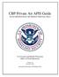 CBP Private Air APIS Guide System Identified Errors and Manifest Sufficiency Rates