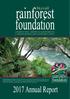PROTECTING TROPICAL RAINFORESTS THROUGH RESEARCH AND EDUCATION