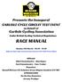 Presents the Inaugural CARLISLE CYCLE CIRCUIT TEST EVENT on Behalf of. Carlisle Cycling Association. Under British Cycling Technical Regulations
