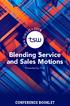 Blending Service and Sales Motions