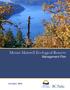 Mount Maxwell Ecological Reserve Management Plan