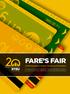 FARE S FAIR. A Restructuring of Sydney Transport s Fare System A PROPOSAL BY THE RAIL, TRAM AND BUS UNION