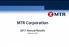 MTR Corporation Annual Results 8 March 2018