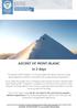 ASCENT OF MONT-BLANC in 2 days
