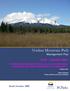 Nadina Mountain Park Management Plan