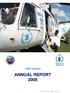 WFP Aviation ANNUAL REPORT Aviation Branch OMLA, WFP HQ