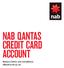 NAB QANTAS CREDIT CARD ACCOUNT. Reward Terms and Conditions effective