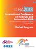 ICRA2018. International Conference on Robotics and Automation Pocket Program. Brisbane Convention & Exhibition Centre May 2018