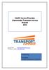 HACC Service Provider Community Transport Survey Report 2012