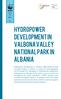 Hydropower development in Valbona VALLEY National Park IN Albania