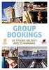 Group BookinGs At titanic BelfAst And ss nomadic