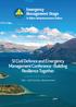 SI Civil Defence and Emergency Management Conference - Building Resilience Together. 13th - 14th October, Queenstown