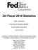 Q4 Fiscal 2018 Statistics