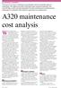 A320 maintenance cost analysis With the oldest A320s