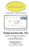 Postal Auction No. 103