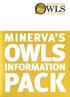 MINERVA S OWLS INFORMATION PACK