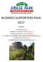 BUSINESS SUPPORTERS PACK 2017