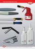 Tools for gluing and cutting