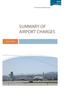 SUMMARY OF AIRPORT CHARGES. July 1, 2013 Fiscal Year 2013/14