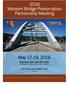 2016 Western Bridge Preservation Partnership Meeting