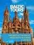 THE BEST OF THE BALTIC HIGHLIGHTS IN 8 DAYS, 5* HOTELS ALL TOURS WITH GUARANTEED DEPARTURE!