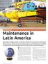 The lands south of the US-Mexico border. INDUSTRY FOCUS Maintenance in Latin America