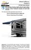 This manual provides operational instructions for: TRAVEL'R FIXED STEEP PITCH AWNING AND TRAVEL'R ADJUSTABLE PITCH AWNING.