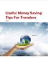 Useful Money Saving Tips For Travelers