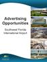 Advertising Opportunities. Southwest Florida International Airport