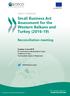 Small Business Act Assessment for the Western Balkans and Turkey ( )