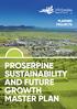 PLANNED PROJECTS PROSERPINE SUSTAINABILITY AND FUTURE GROWTH MASTER PLAN