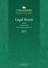AVIATION. Legal Brexit : CHAMBERS. Global Practice Guides