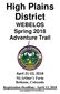 High Plains District WEBELOS Spring 2018 Adventure Trail