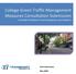 College Green Traffic Management Measures Consultation Submission On behalf of Parliament Street Businesses and Residents