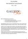 City of Galion Park Satisfaction Survey Results