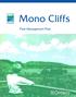 Mono Cliffs. Park Management Plan
