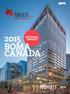 NATIONAL AWARDS BOMA CANADA SUPPLEMENT TO: