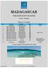 MADAGASCAR THE KITE SURF PARADISE. 14 days / 13 nights. Itinerary at a glance